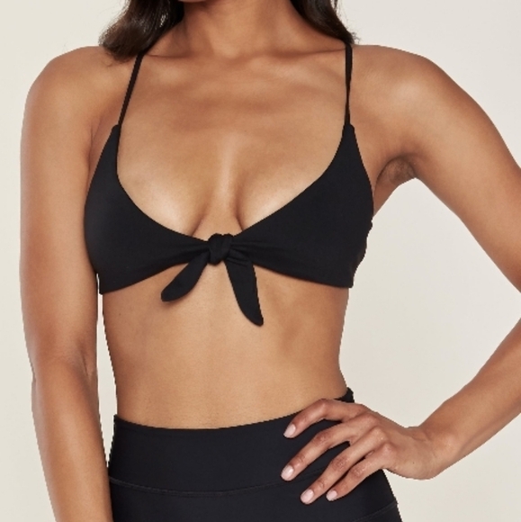 Spiritual Gangster Unity Tie Front Bra - Picture 1 of 4